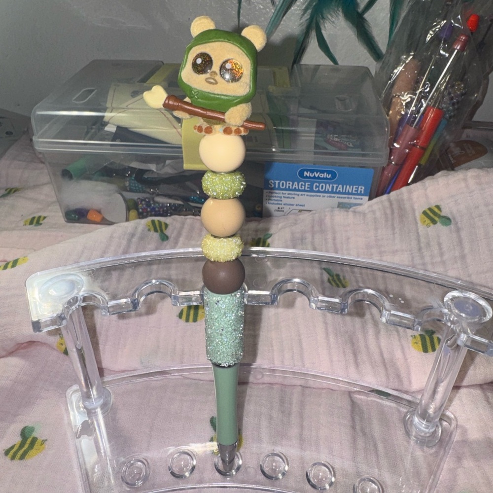 Star Wars Ewok Pen with Green and Brown Accents